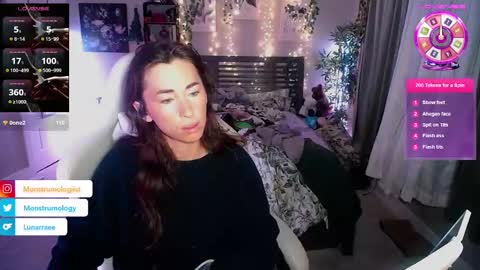 Snapshot of monstrumologist chatting on 02/13/25, 01:08 Lydia Mooney online show from 02/13/25, 01:08