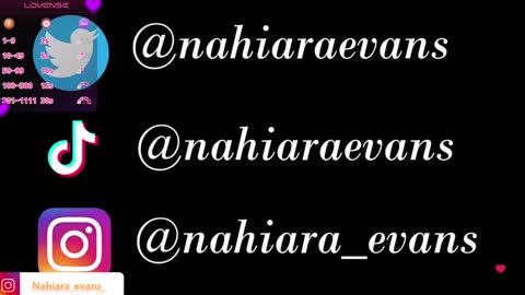 NAHIARA EVANS online show from 12/17/24, 07:07