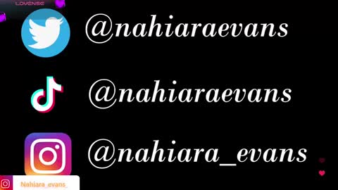 NAHIARA EVANS online show from 09/13/25, 11:10