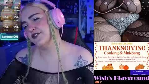 Snapshot of nevermakeawish chatting on 11/18/25, 07:13 Wishs Playground online show from 11/18/25, 07:13