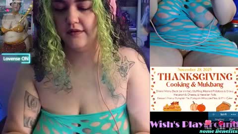 Snapshot of nevermakeawish chatting on 11/21/25, 07:40 Wishs Playground online show from 11/21/25, 07:40