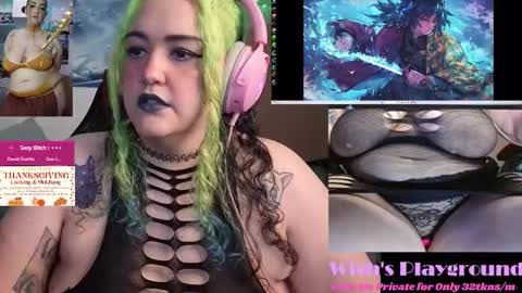 Snapshot of nevermakeawish chatting on 11/25/25, 08:47 Wishs Playground online show from 11/25/25, 08:47