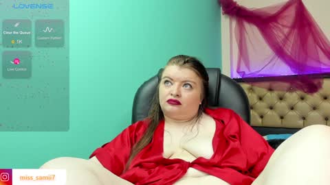 Snapshot of queensami7 chatting on 01/17/25, 03:53 Samantha online show from 01/17/25, 03:53