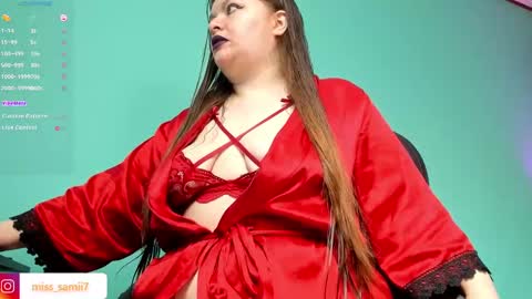 Snapshot of queensami7 chatting on 02/17/25, 07:47 Samantha online show from 02/17/25, 07:47