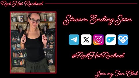 Snapshot of red_hot_rachael chatting on 02/21/25, 10:15 Red Hot Rachael online show from 02/21/25, 10:15