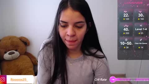 Snapshot of rossebunny25 chatting on 03/05/25, 03:18 Rosse online show from 03/05/25, 03:18