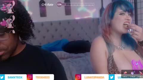 Snapshot of samandbrat chatting on 03/12/25, 12:53 Join us -   and    online show from 03/12/25, 12:53