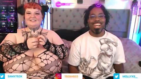 Snapshot of samandbrat chatting on 10/01/25, 12:27 Join us -   and    online show from 10/01/25, 12:27