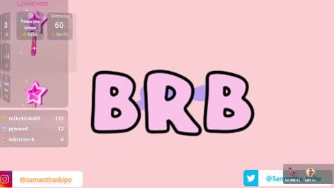 Samantha online show from 01/19/25, 05:58