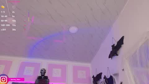 Snapshot of sammyblaer chatting on 10/23/25, 09:46 Samantha online show from 10/23/25, 09:46