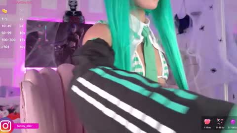 Snapshot of sammyblaer chatting on 10/29/25, 08:32 Samantha online show from 10/29/25, 08:32