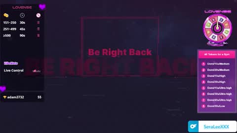 SeraLeeXXX online show from 11/13/25, 06:18