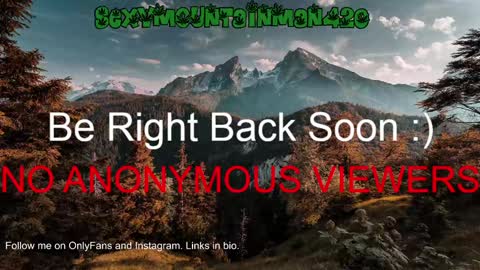 Snapshot of sexymountainman420 chatting on 01/27/25, 10:06 Sexymountainman420 online show from 01/27/25, 10:06