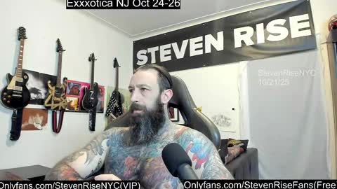Snapshot of stevenrisenyc chatting on 10/21/25, 12:06 StevenRiseNYC online show from 10/21/25, 12:06