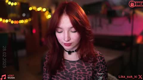 Snapshot of suk_ki chatting on 02/28/25, 01:15 Lika ginger Jessy blond online show from 02/28/25, 01:15