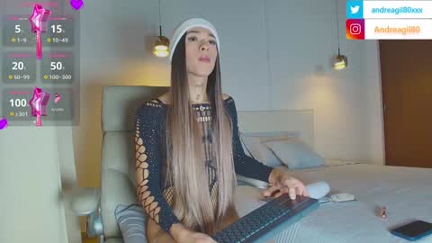 Snapshot of sweetandreagil chatting on 01/28/25, 07:32 Andrea Cheryl GiLandreagil80 In Instagram online show from 01/28/25, 07:32