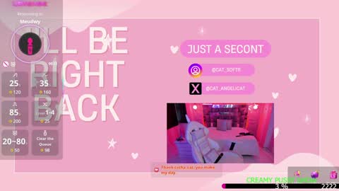 Snapshot of the_cat_girl_ chatting on 01/21/25, 10:08 i am Cat online show from 01/21/25, 10:08