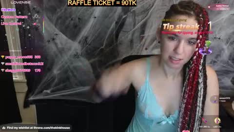 Snapshot of thekinkhouse chatting on 10/07/25, 01:08 Goddess Nola online show from 10/07/25, 01:08