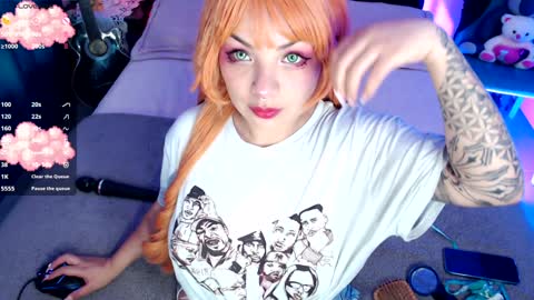 Snapshot of theprojectsara1 chatting on 01/29/25, 02:53 Sara online show from 01/29/25, 02:53