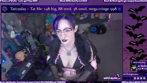 Snapshot of wildwylie chatting on 10/29/25, 02:25 Wylie Wanderlust online show from 10/29/25, 02:25