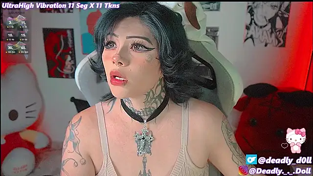 Snapshot of Deadly_Doll chatting on 01/16/25, 11:06 Deadly Doll online show from 01/16/25, 11:06