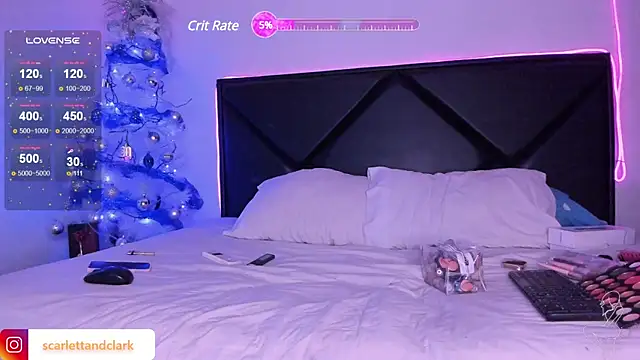 Snapshot of ScarlettAndClark chatting on 12/23/24, 10:33 ScarlettAndClark online show from 12/23/24, 10:33