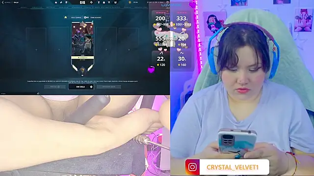 crystal7u7 online show from 10/14/25, 08:09