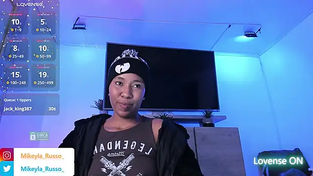 Snapshot of Mikeyla-Russo chatting on 01/19/25, 03:08 Mikeyla-Russo online show from 01/19/25, 03:08