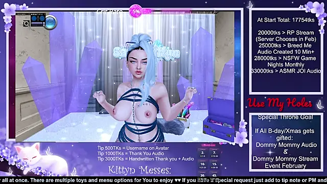 SassyKittyn online show from 12/13/24, 04:22