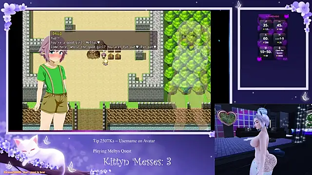 SassyKittyn online show from 02/14/25, 09:24