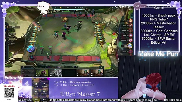 SassyKittyn online show from 03/18/25, 08:14