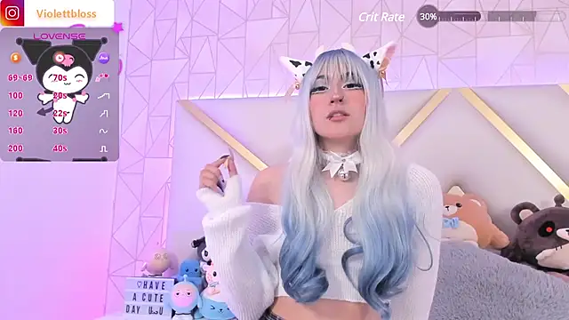 Snapshot of Violettbloss chatting on 02/27/25, 12:32 Violettbloss online show from 02/27/25, 12:32