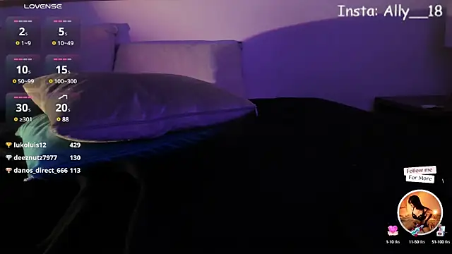 Snapshot of Ally_addams chatting on 01/11/25, 08:43 Ally addams online show from 01/11/25, 08:43