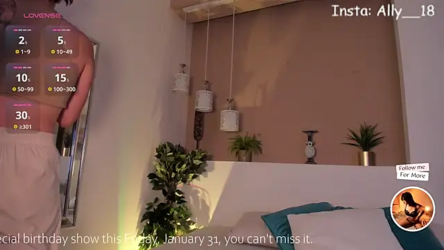 Snapshot of Ally_addams chatting on 01/29/25, 03:33 Ally addams online show from 01/29/25, 03:33