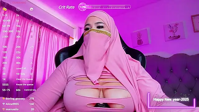 Snapshot of Tahiraa_ chatting on 01/13/25, 03:58 Tahiraa online show from 01/13/25, 03:58