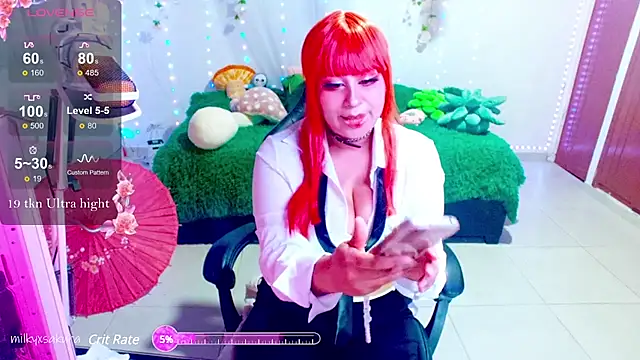 Snapshot of MilkyXSakura chatting on 01/19/25, 02:36 MilkyXSakura online show from 01/19/25, 02:36