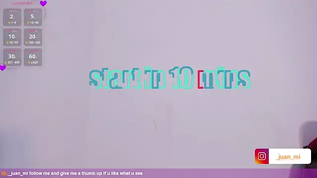 juanmiss online show from 10/15/25, 10:04