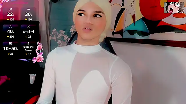 Snapshot of Gabyqueen70 chatting on 02/01/25, 04:54 Gabyqueen70 online show from 02/01/25, 04:54