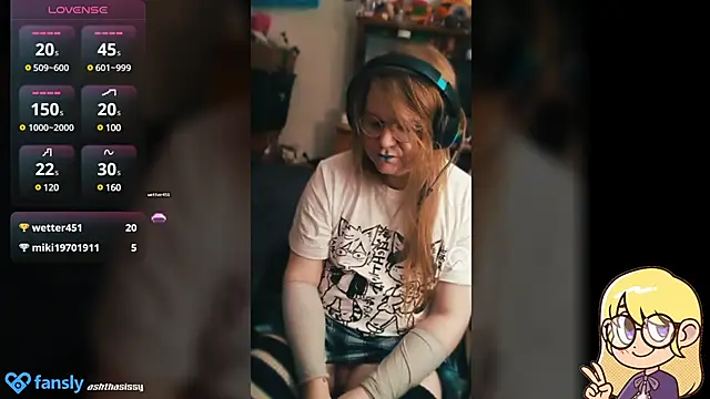 Snapshot of AshThaSissy chatting on 12/19/24, 01:18 AshThaSissy online show from 12/19/24, 01:18