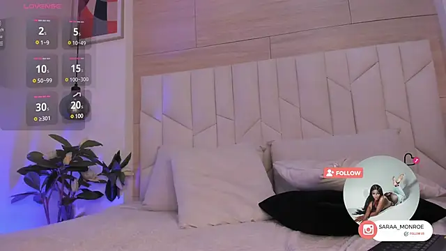 Snapshot of SaraMonroe1 chatting on 02/20/25, 10:59 SaraMonroe1 online show from 02/20/25, 10:59