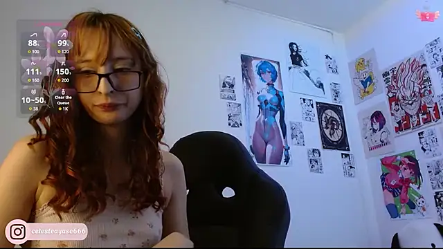 Snapshot of CelesteAyase chatting on 10/21/25, 12:55 CelesteAyase online show from 10/21/25, 12:55