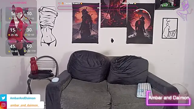 Snapshot of Ambar_and_daimon_ chatting on 10/21/25, 04:08 Ambar and daimon online show from 10/21/25, 04:08