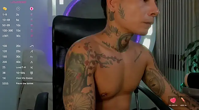 Snapshot of tattokoi chatting on 03/20/25, 01:24 tattokoi online show from 03/20/25, 01:24