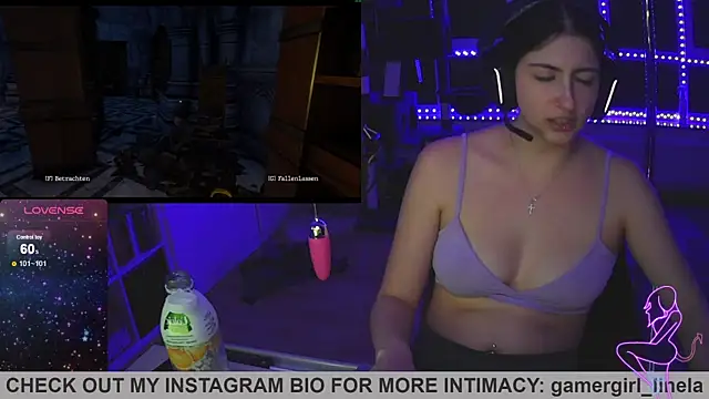 Snapshot of Gamergirl-Linela chatting on 10/20/25, 09:48 Gamergirl-Linela online show from 10/20/25, 09:48