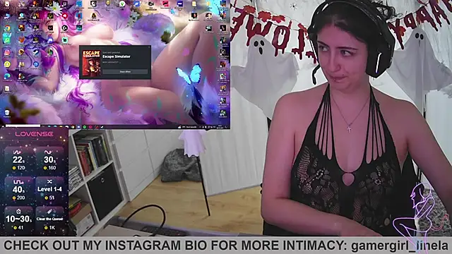 Snapshot of Gamergirl-Linela chatting on 10/28/25, 09:46 Gamergirl-Linela online show from 10/28/25, 09:46