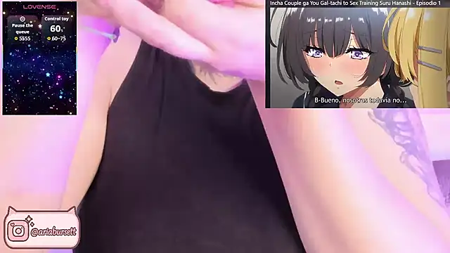 AriaBursett online show from 10/17/25, 04:09