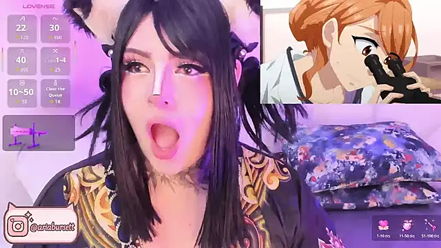 AriaBursett online show from 11/09/25, 01:37