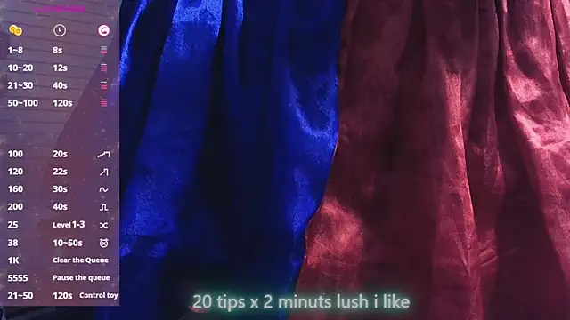 xinamora online show from 10/12/25, 07:57