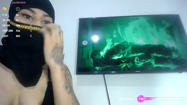 Foxy Lovex online show from 10/19/25, 10:21