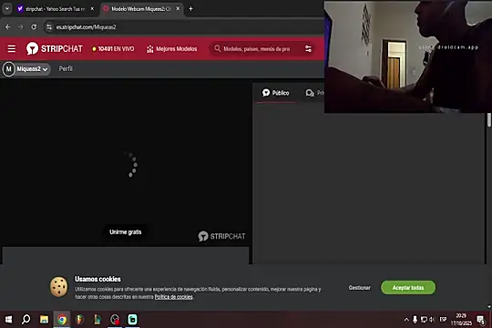 Snapshot of Miqueas2 chatting on 10/17/25, 11:29 Miqueas2 online show from 10/17/25, 11:29